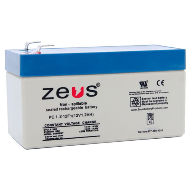 ZEUS Battery Products PC1.2-12F1 electronic component