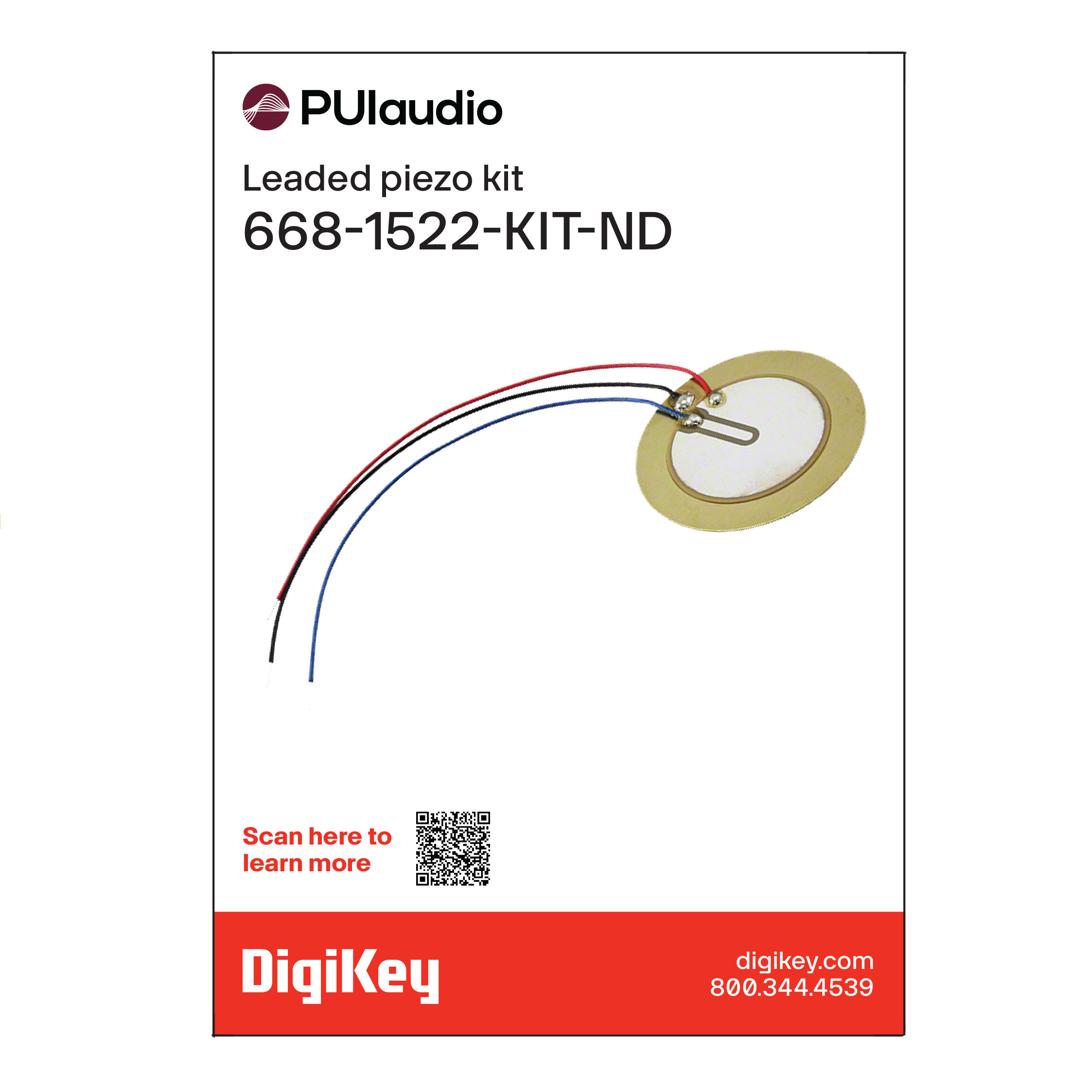 PUI Audio, Inc. 668-1522-KIT electronic component