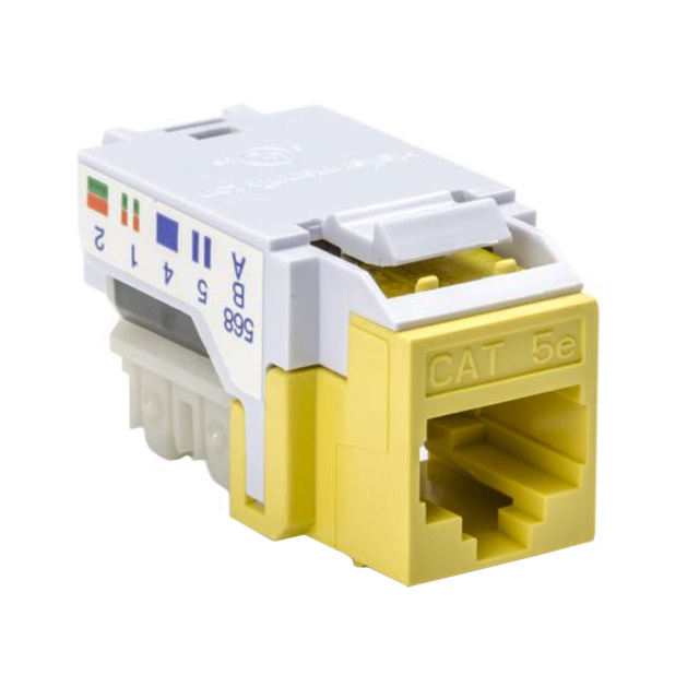 HellermannTyton RJ45FC5E-YEL electronic component