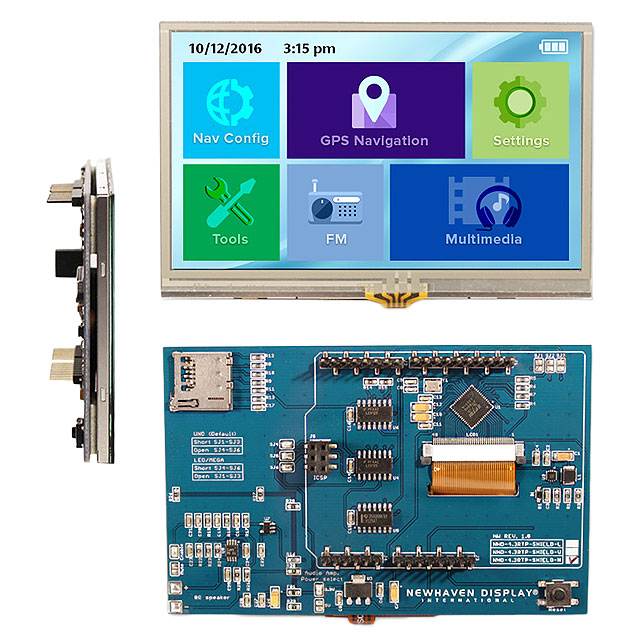 Newhaven Display Intl NHD-4.3RTP-SHIELD-N electronic component