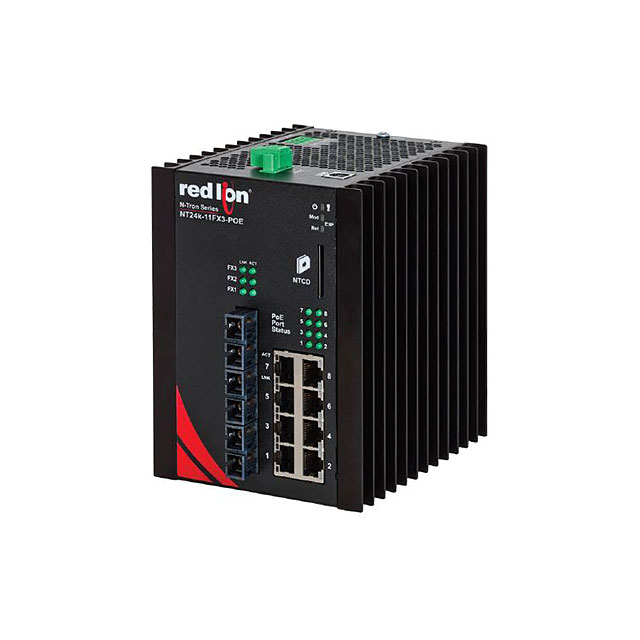 Red Lion Controls NT24K-11FX3-ST-POE electronic component