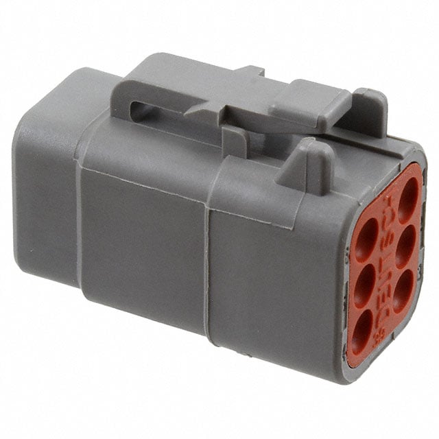 TE Connectivity Deutsch Connectors DTM06-6S electronic component