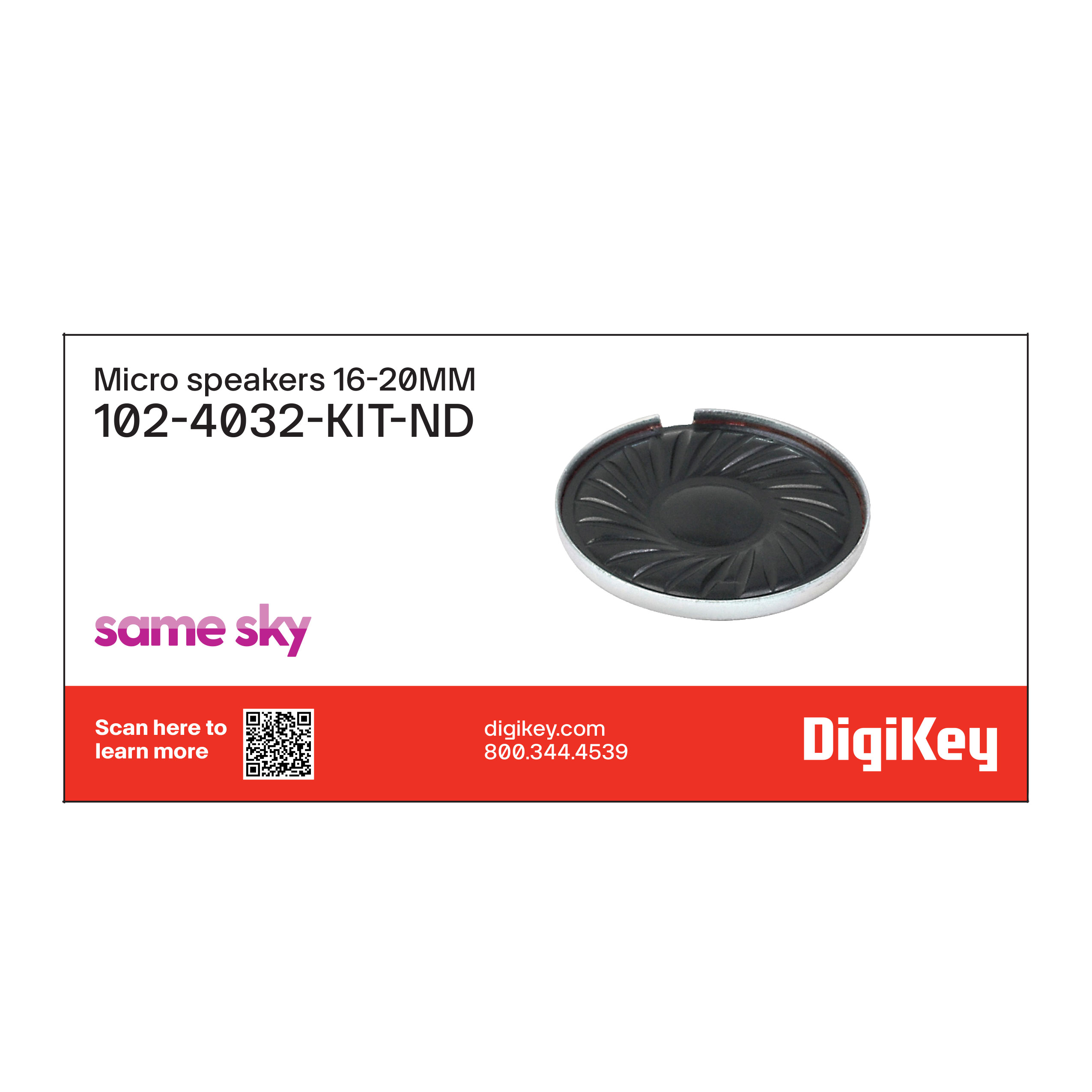 Same Sky (Formerly CUI Devices) 102-4032-KIT electronic component