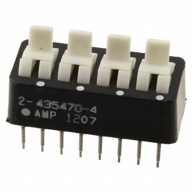 TE Connectivity ALCOSWITCH Switches 2-435470-4 electronic component