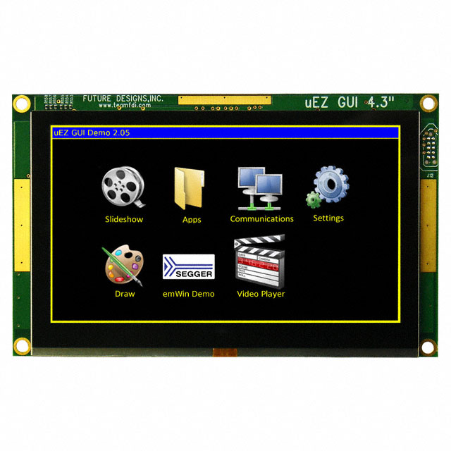 Future Designs Inc. UEZGUI-4088-43WQN-BA electronic component