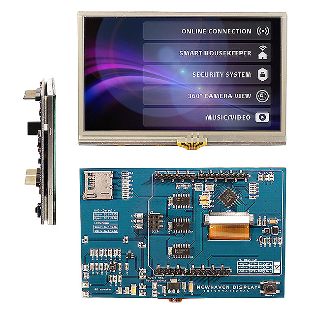 Newhaven Display Intl NHD-4.3RTP-SHIELD-V electronic component