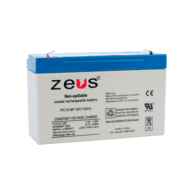 ZEUS Battery Products PC12-6F1 electronic component