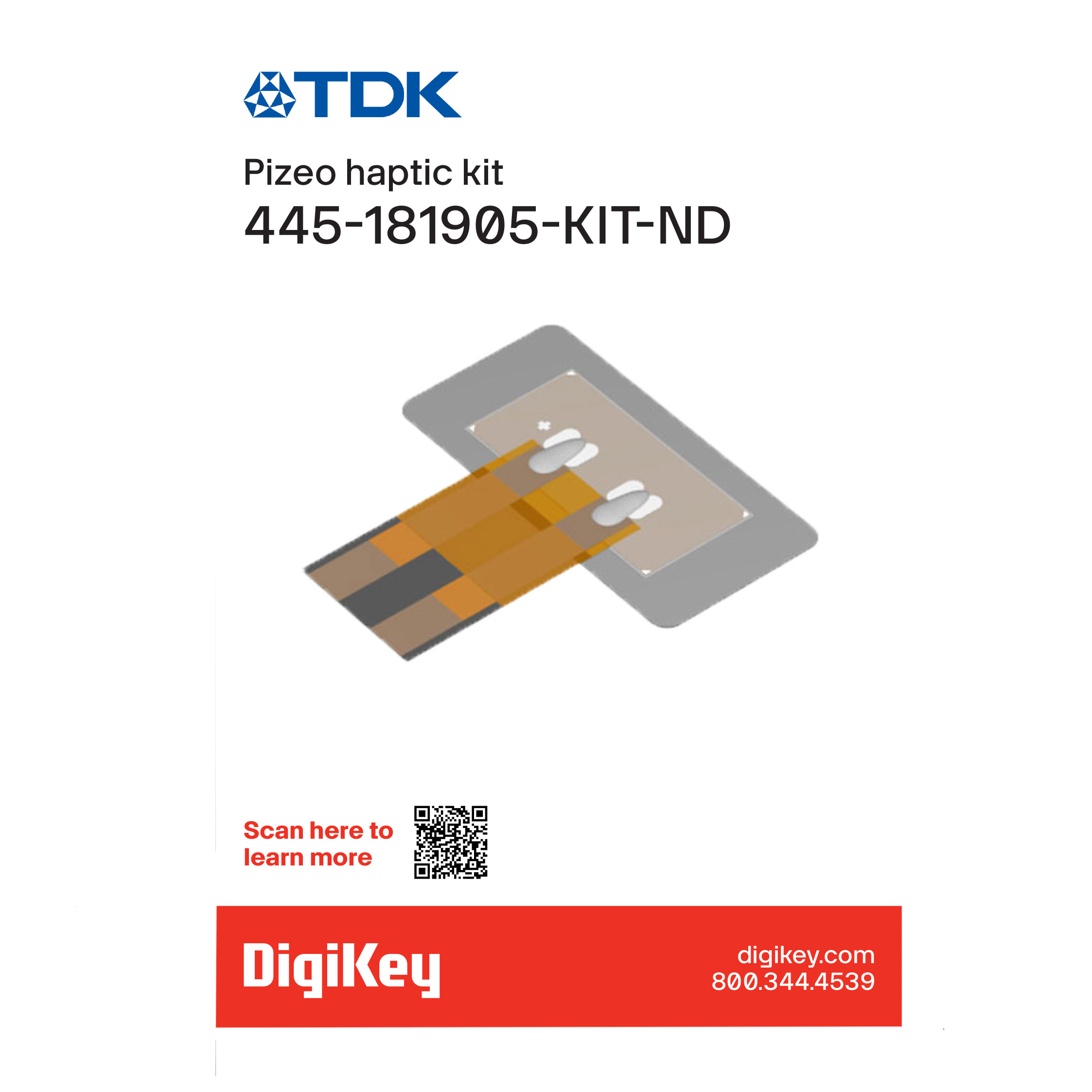 TDK PIEZOHAPTICS-KIT electronic component