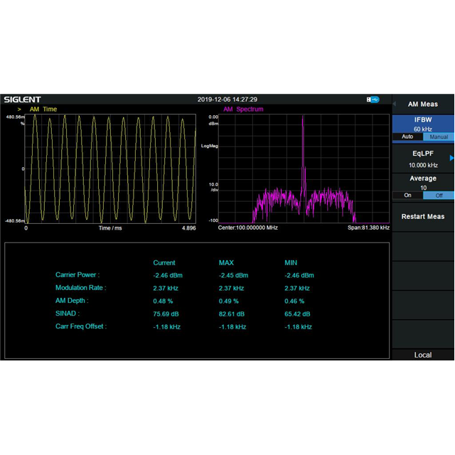Siglent Technologies NA, Inc. SSA3000XR-AMA electronic component