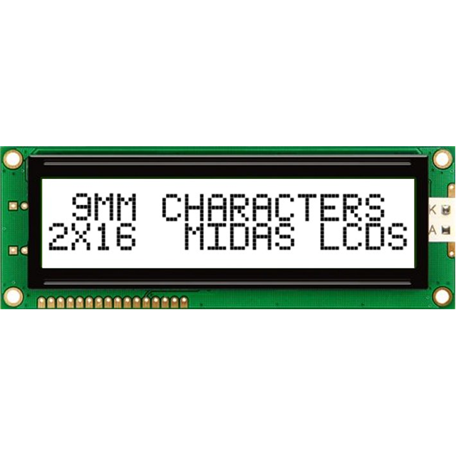 Midas Displays MC21609AB6W-FPTLW-V2 electronic component