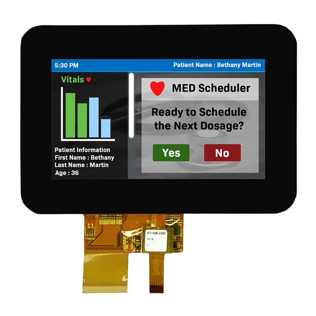 Newhaven Display Intl NHD-4.3-800480EZ-ASXP-CTP electronic component