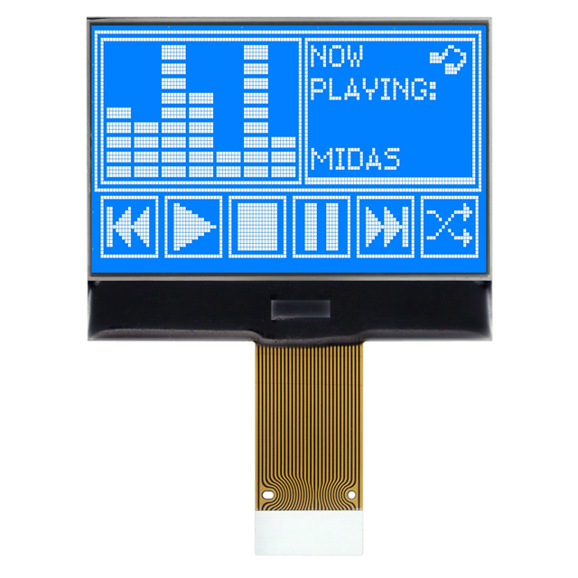 Midas Displays MCCOG128064B12W-BNMLW electronic component