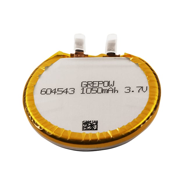 Grepow Inc. GRP604543-3.7V-1050MAH electronic component