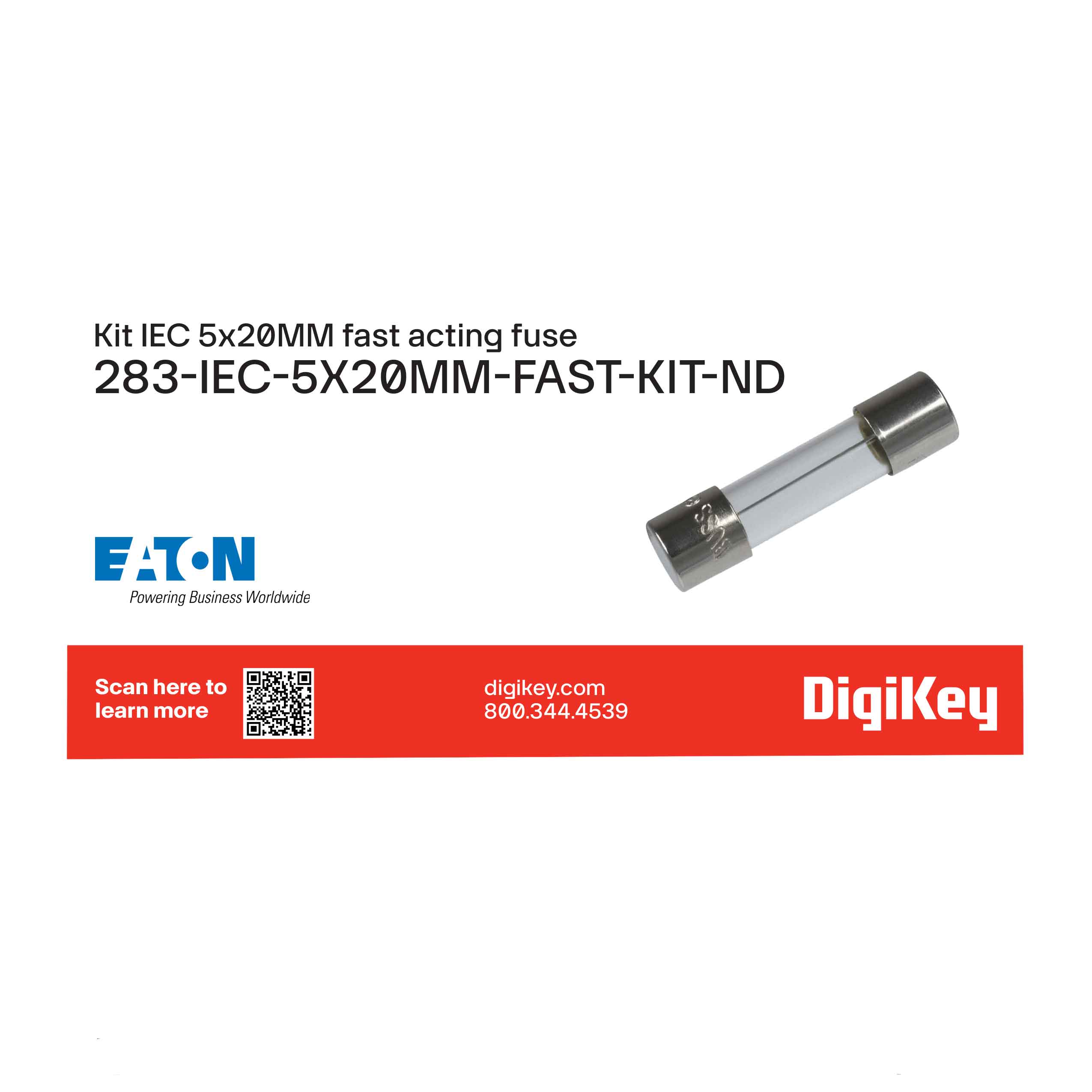 Eaton - Electronics Division IEC-5X20MM-FAST-KIT electronic component
