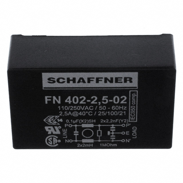 TE Connectivity Schaffner FN402-2.5-02 electronic component