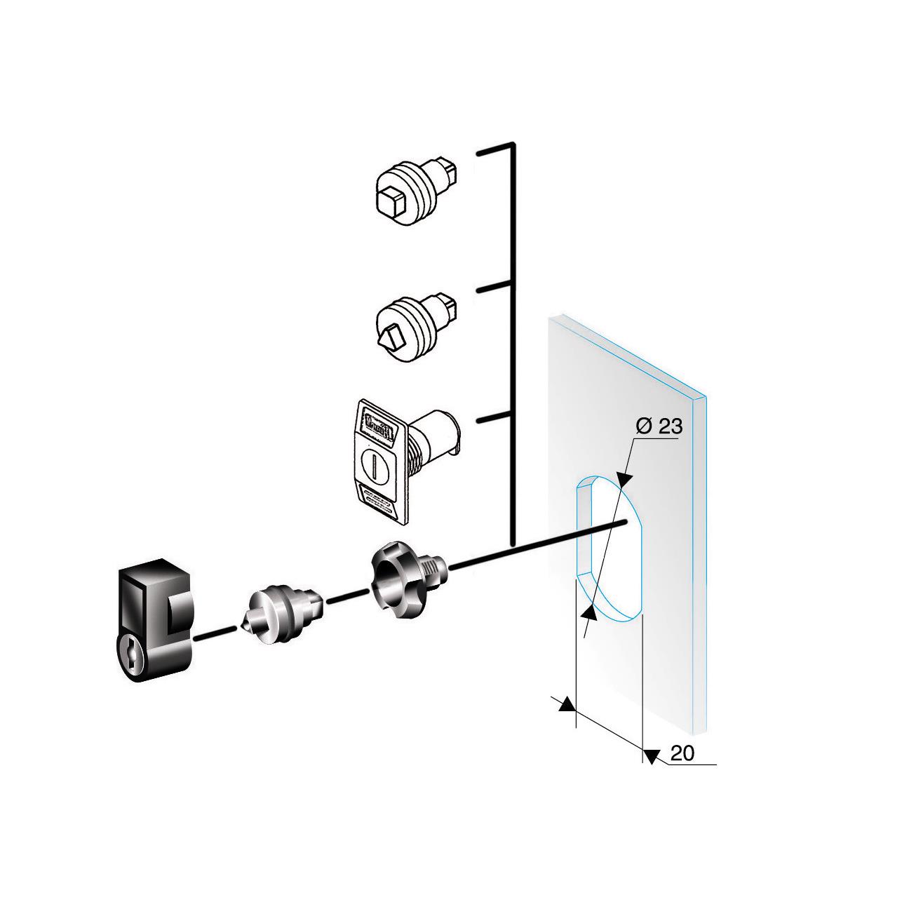 Schneider Electric NSYTC7CRN electronic component