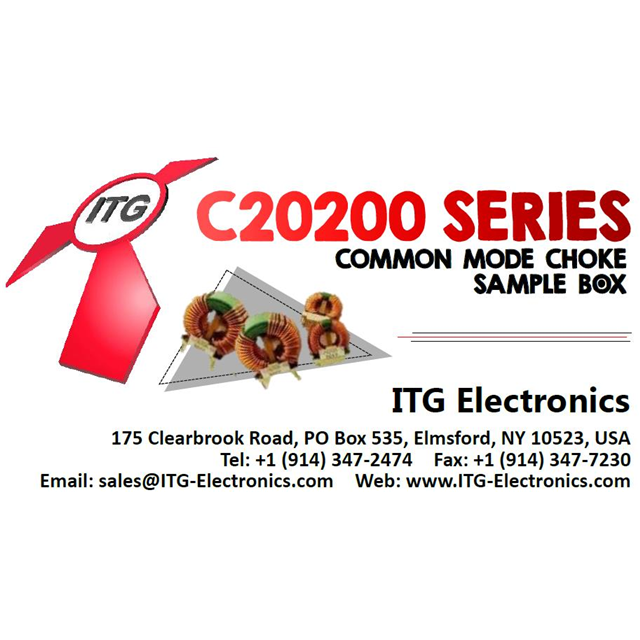 ITG Electronics, Inc. C20200 SERIES SAMPLES KITS electronic component