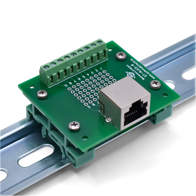 SchmalzTech, LLC ST-RJ45-R-DIN electronic component