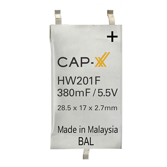 CAP-XX Ltd Supercapacitors HW201F electronic component