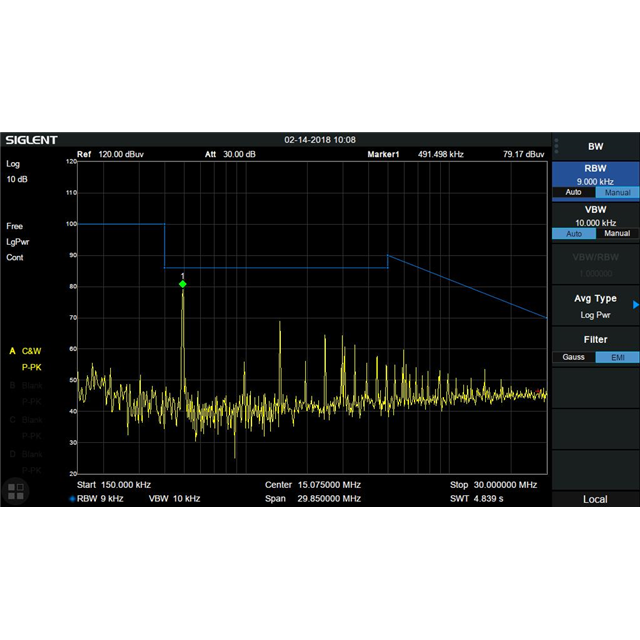 Siglent Technologies NA, Inc. SSA3000XR-EMI electronic component