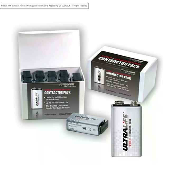 Ultralife U9VL electronic component