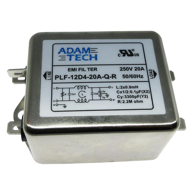 Adam Tech PLF-12D4-20A-Q-R electronic component