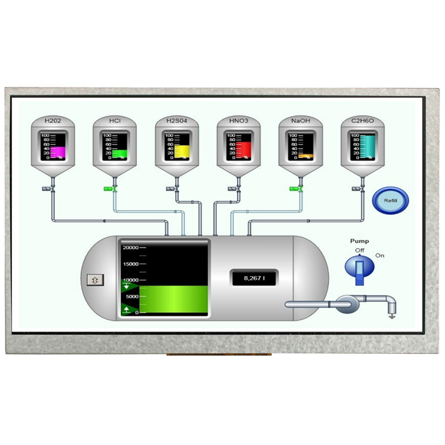 Midas Displays MDT0700ESH-HDMI electronic component