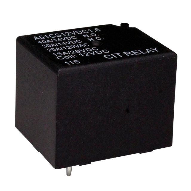 CIT Relay and Switch A51CS12VDC1.6 electronic component