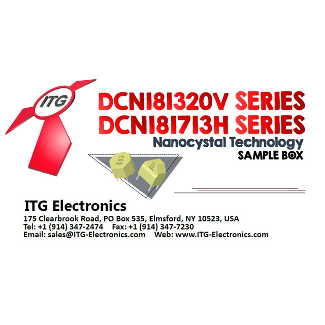 ITG Electronics, Inc. DCN SERIES SAMPLES KITS electronic component