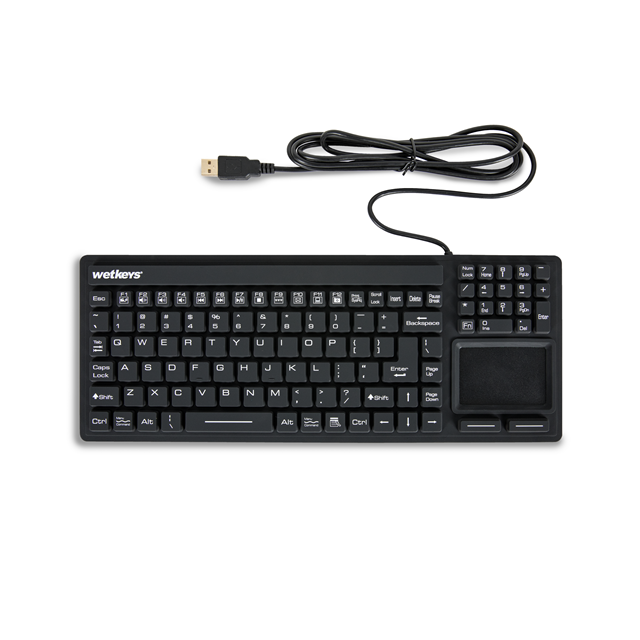 WetKeys Washable Keyboards KBWKRC106T-BK electronic component