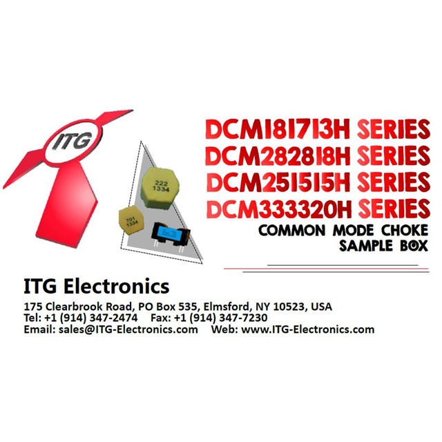 ITG Electronics, Inc. DCM SERIES SAMPLES KITS electronic component