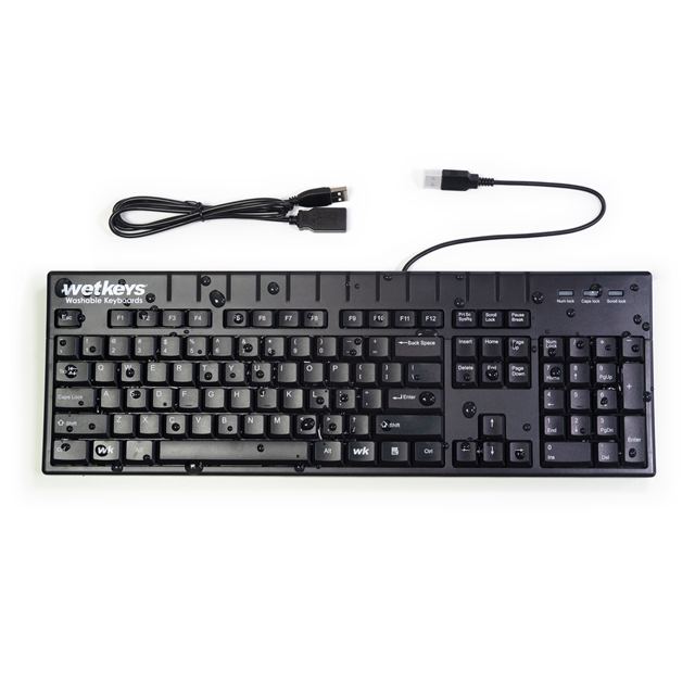 WetKeys Washable Keyboards KBWKABS104-BK electronic component