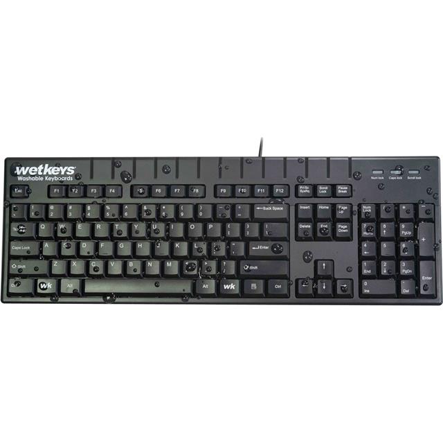 WetKeys Washable Keyboards KBWKABS104-BK-C10 electronic component