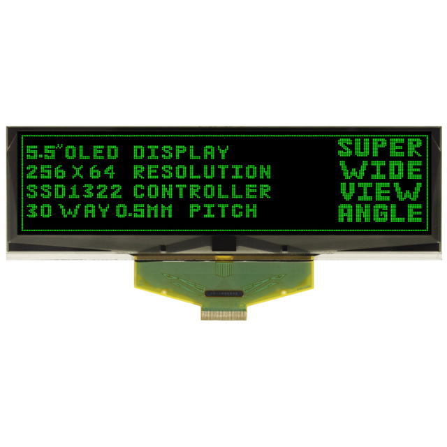 Midas Displays MCOT256064C1Y-GM electronic component