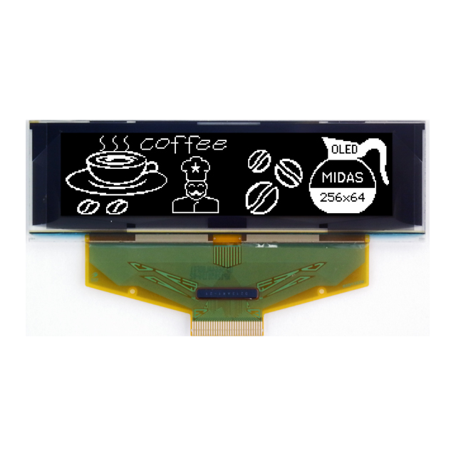 Midas Displays MCOT256064BA-WM electronic component