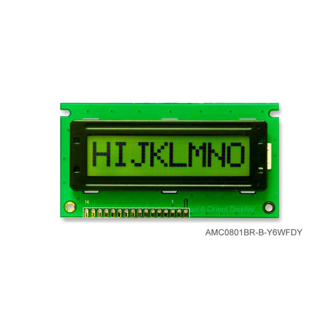 Orient Display AMC0801BR-B-Y6WFDY electronic component