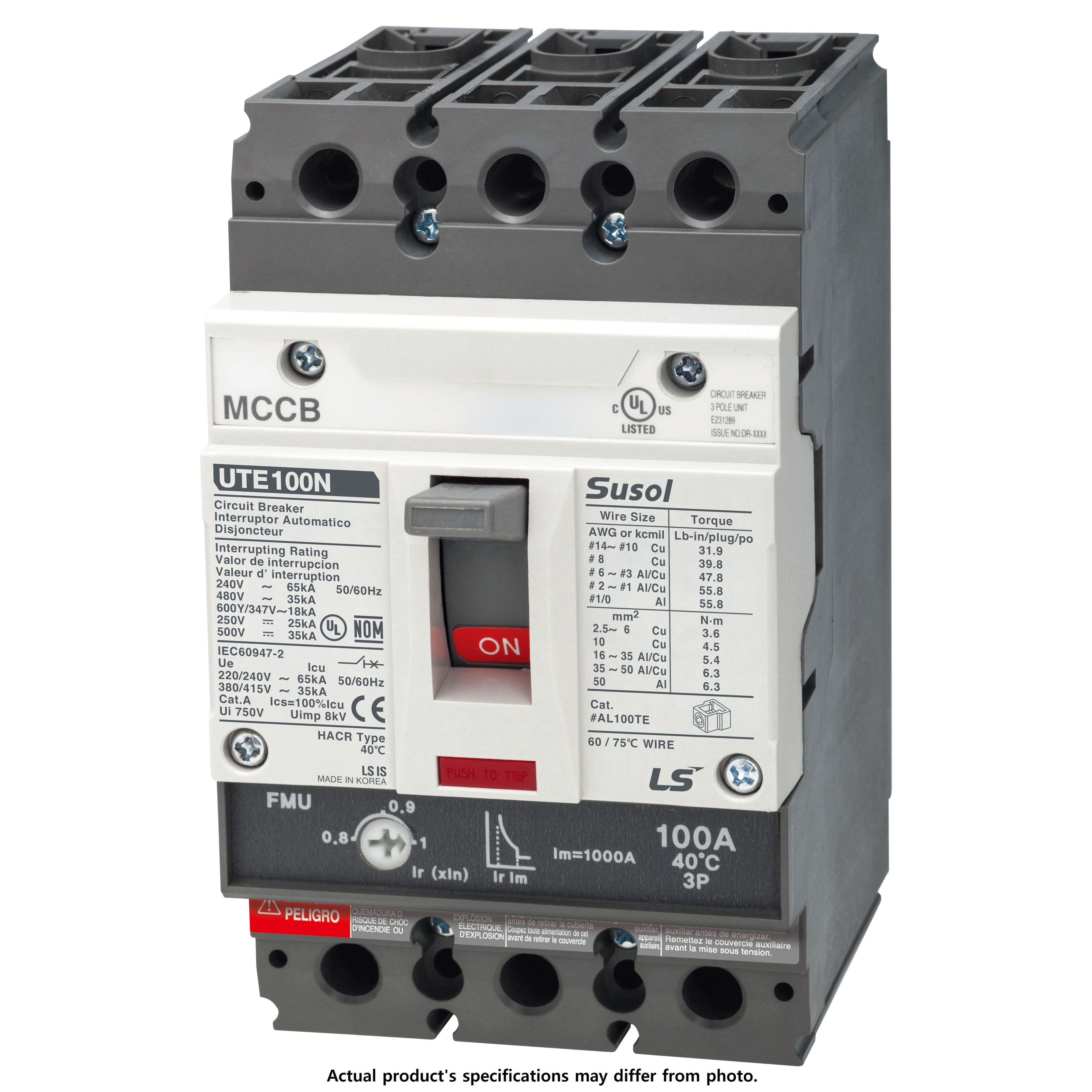 LS Electric UTE100NT FTU 20A 3P UL electronic component