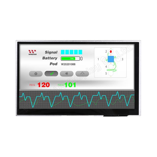Winstar Display WF70A8TYFHLHGV electronic component