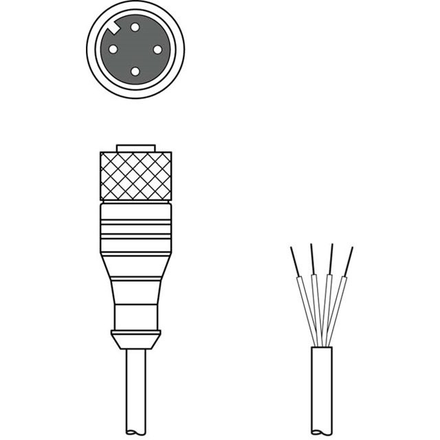 Leuze KD U-M12-4A-P1-050 electronic component