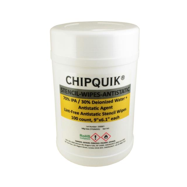 Chip Quik Inc. STENCIL-WIPES-ANTISTATIC electronic component