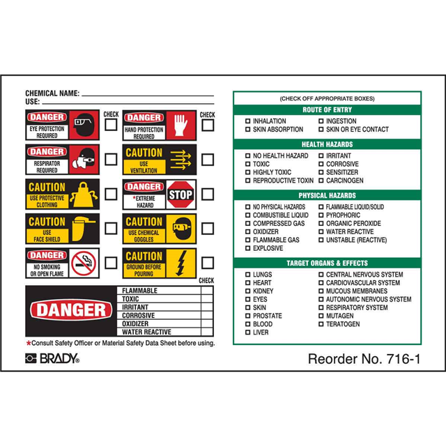 Brady Corporation 716-1LS electronic component