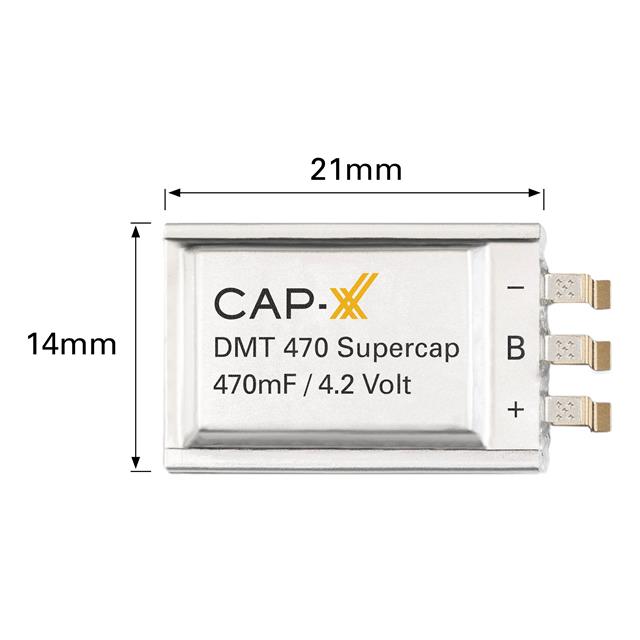 CAP-XX Ltd Supercapacitors DMT334R2S474M3DTA0 electronic component