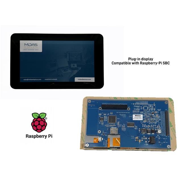 Midas Displays MDT0700JISC-HDMIC electronic component
