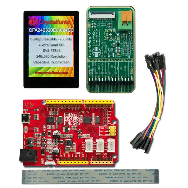 Crystalfontz CFA240320E0-024SC-KIT electronic component