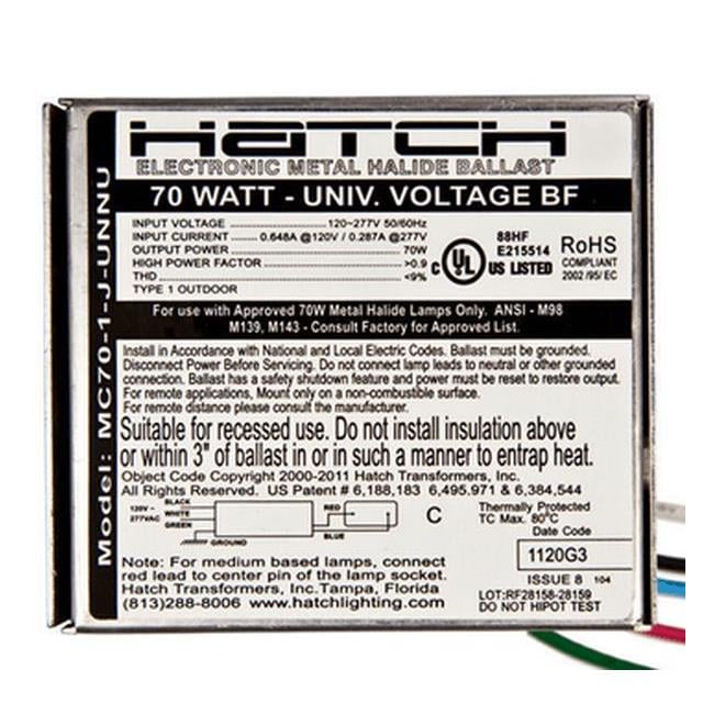 Hatch Lighting MC70-1J-UNNU electronic component