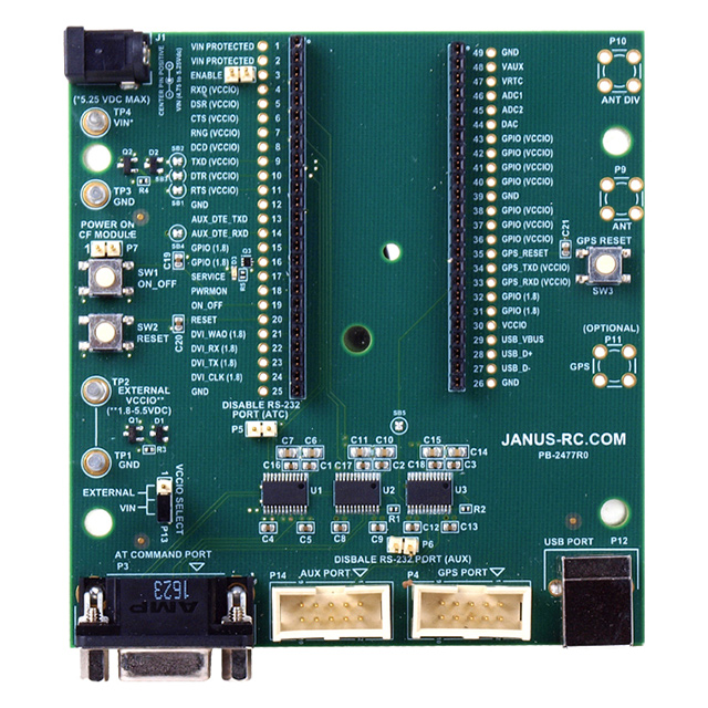 Janus Remote Communications CF EVAL BOARD V1.00 electronic component