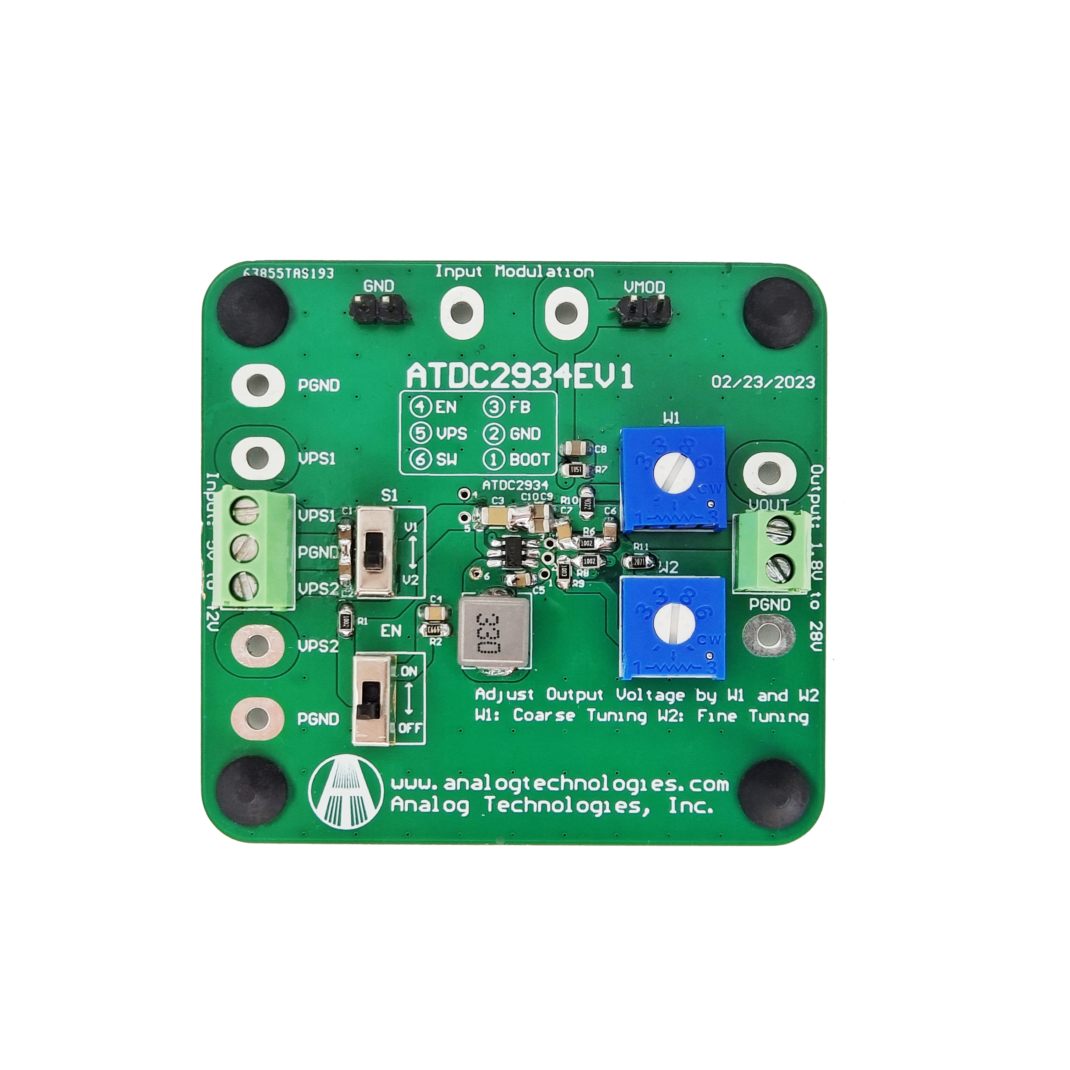 Analog Technologies, Inc. ATDC2934EV1 electronic component
