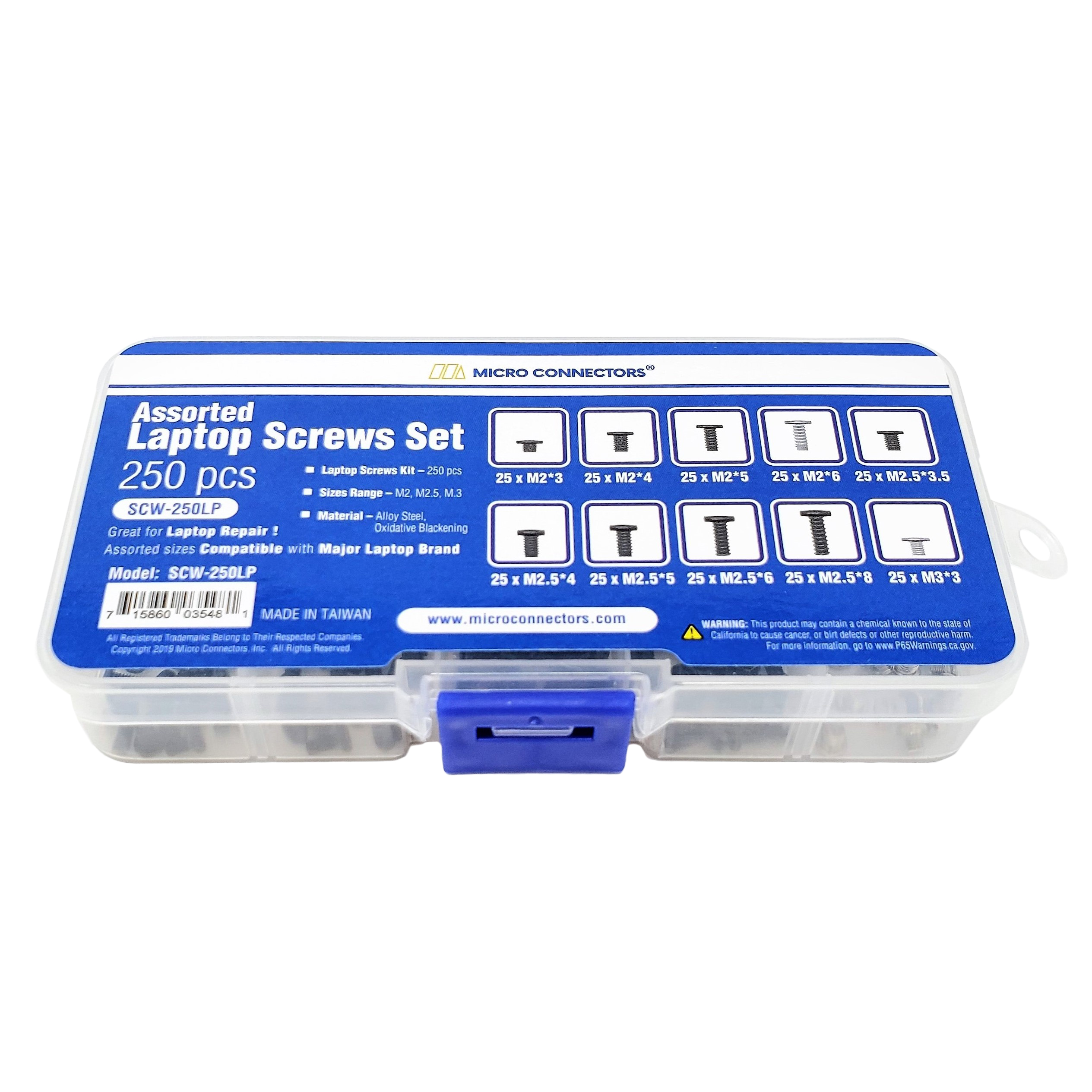 Micro Connectors, Inc. SCW-250LP electronic component