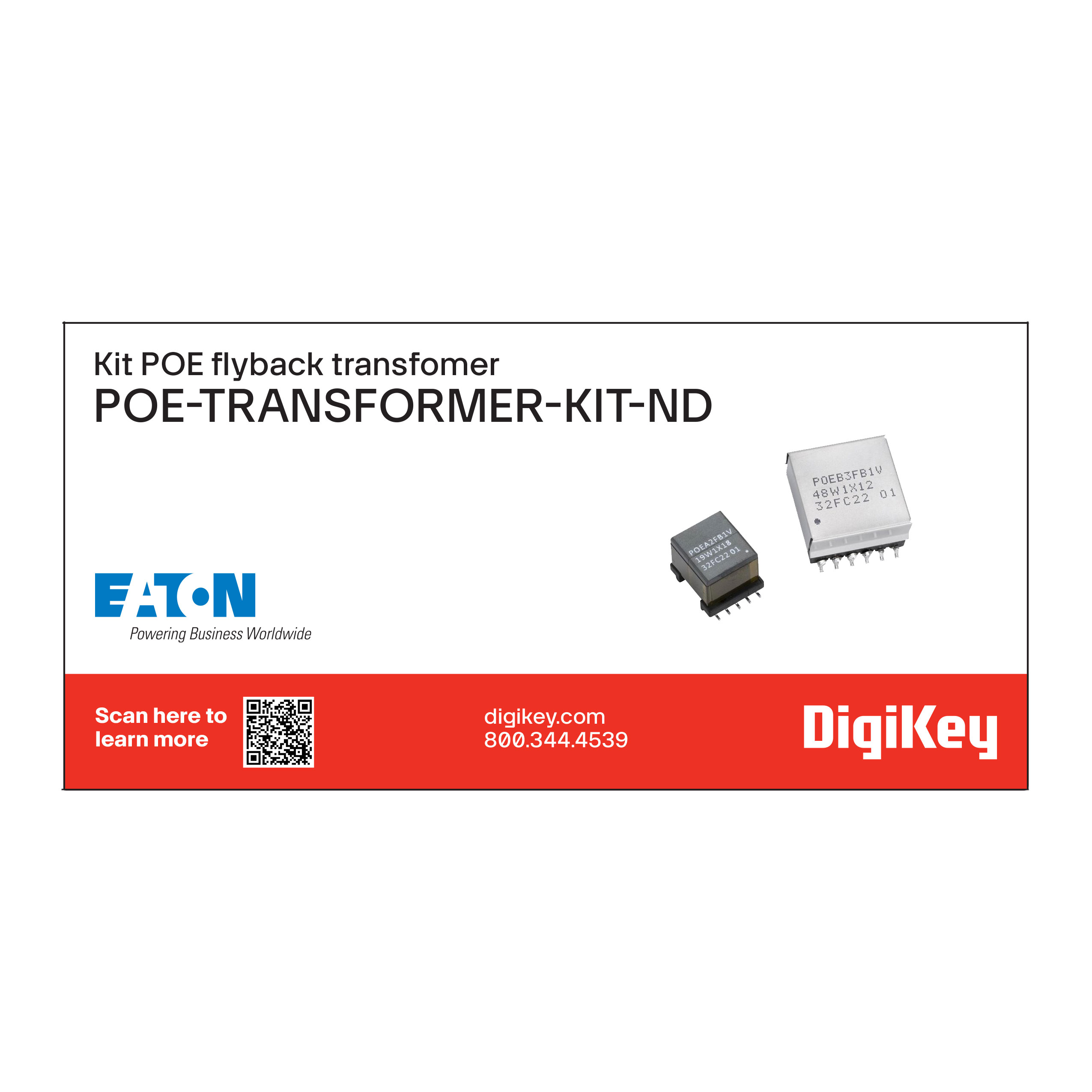 Eaton - Electronics Division POE-TRANSFORMER electronic component