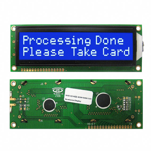 Newhaven Display Intl NHD-0216SZ-NSW-BBW-3V3 electronic component